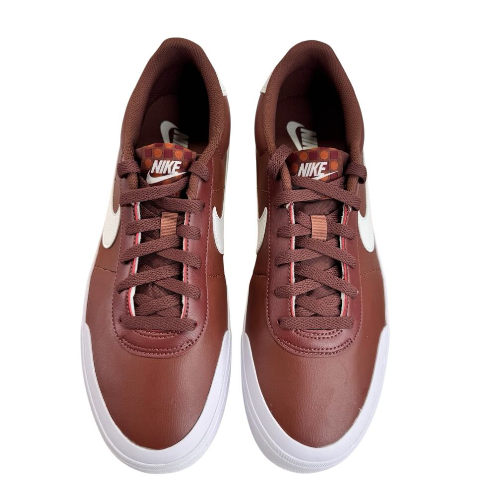 Nike Court Shot Men's Shoes Red Sepia/White/Redstone/Summit US 10.5 FQ8146 200 - Picture 2 of 9